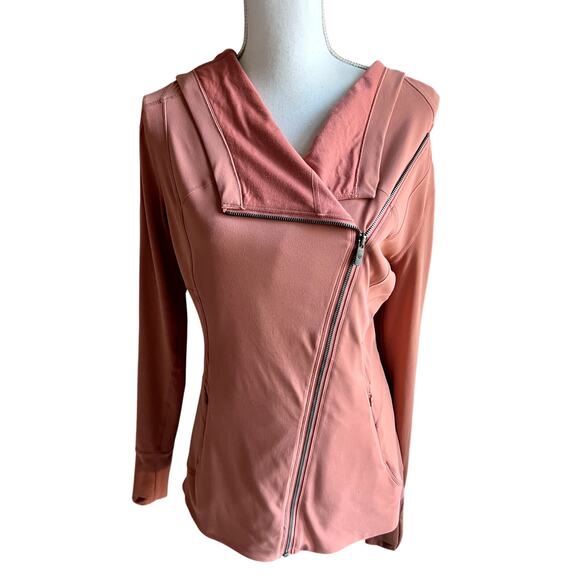 Lululemon Every Journey II Nulu hoodie asymmetric full zip jacket size 10 - Picture 1 of 5